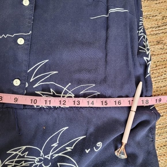 ANTELS Vintage Shirt Dress in Tropical Print - Picture 3 of 8